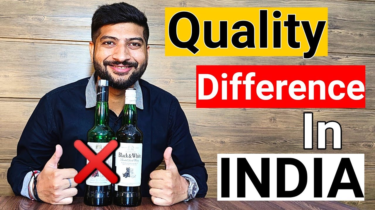 Black & White Scotch Whisky 🥃 Scotland Bottled | Whisky Quality Issue 😭| The Whiskeypedia