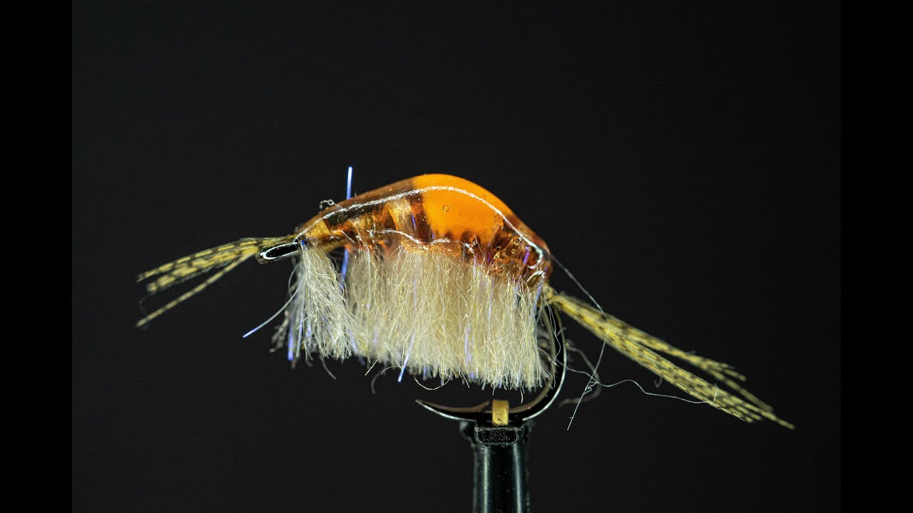 Fliegenbinden Tangläufer Bachflohrebs für Meerforelle