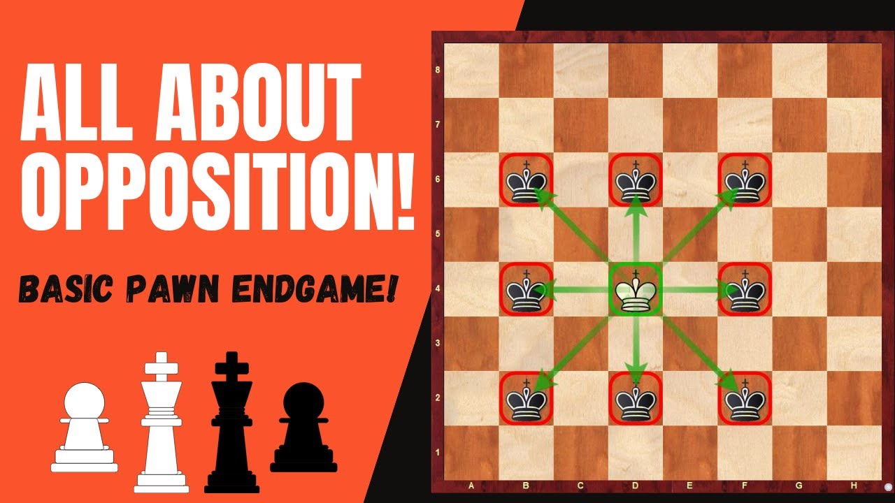 Basic Chess Endgame || All About Opposition || Basic Pawn Endgames!