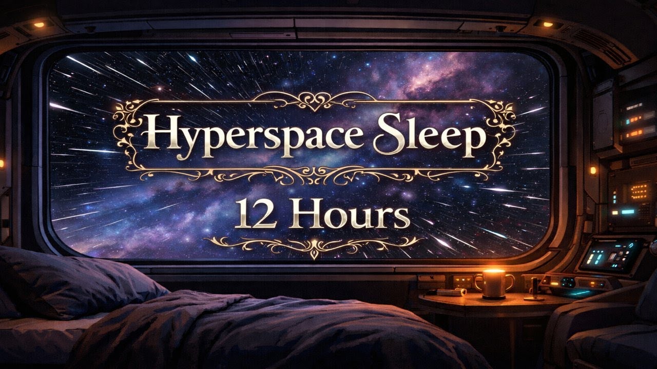 Hyperspace Sleep | 12 Hours of Deep Cosmic Rest Night Relaxation