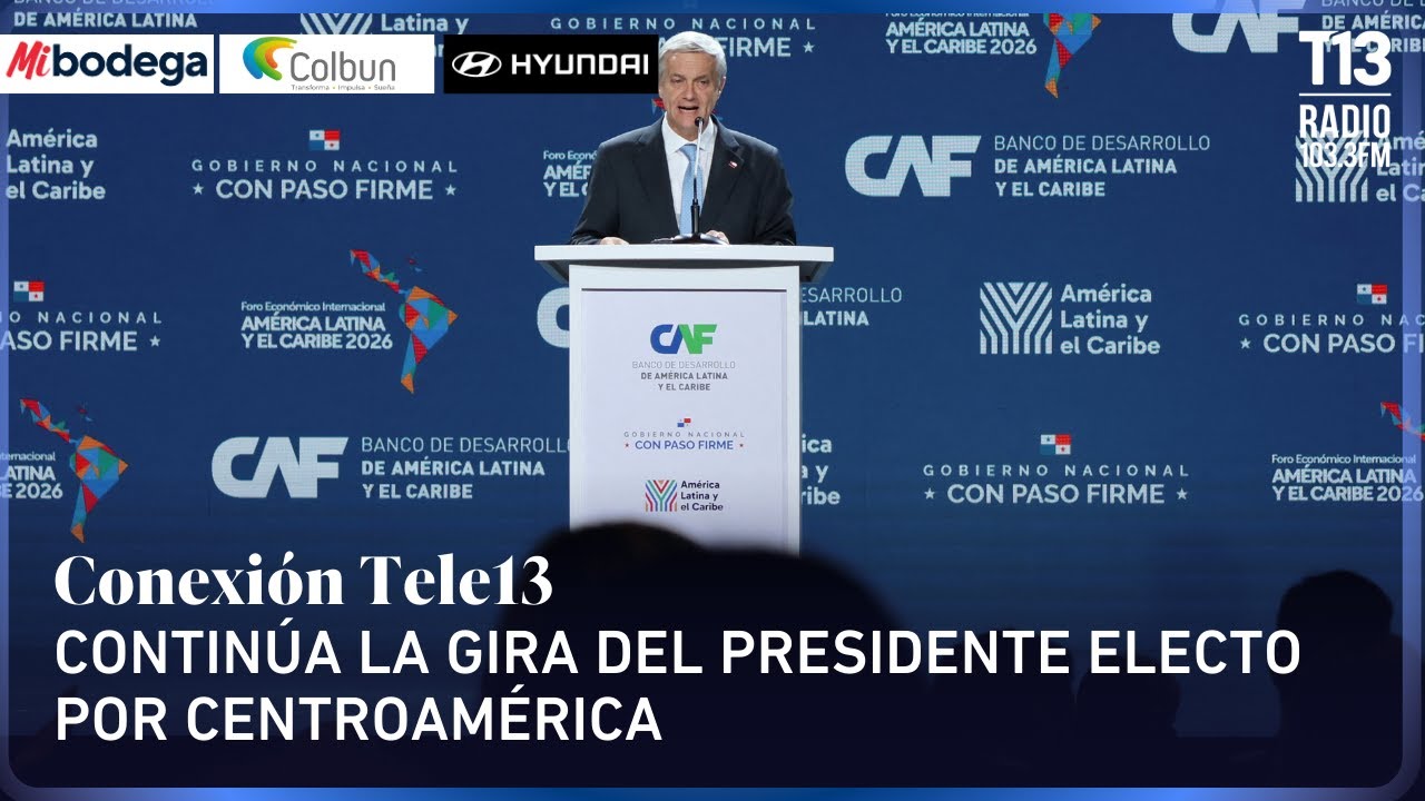 Continúa la gira por Centroamérica del presidente electo José Antonio Kast | Conexión Tele13