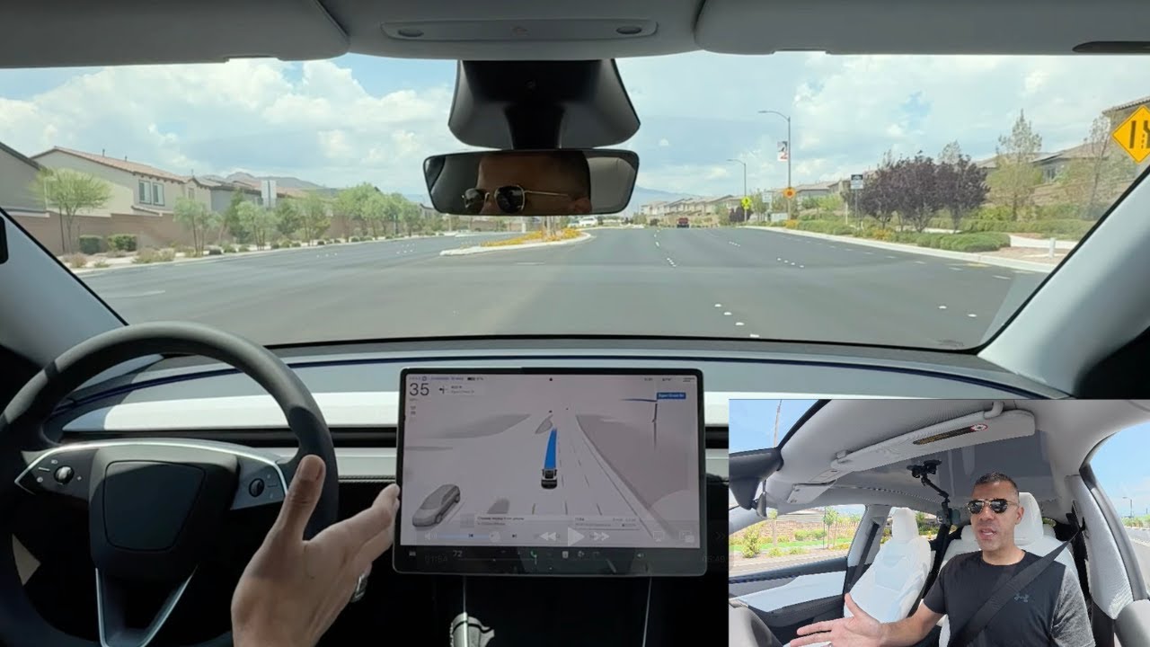 First Full Self Driving Supervised Drive in my 2026 Model Y