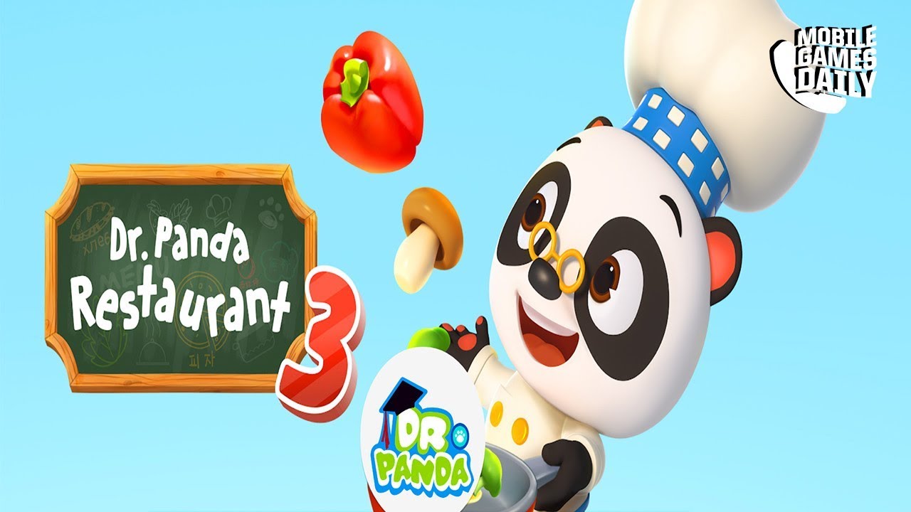 DR PANDA RESTAURANT 3 Gameplay Part 1 - Getting Started (iOS Android)
