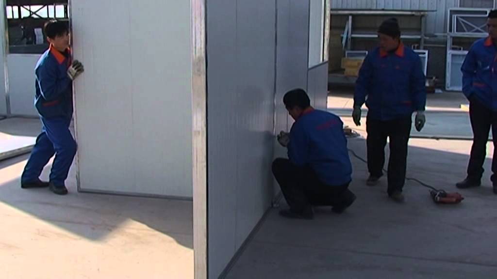 EPS house installation vedio_Weifang Huahong