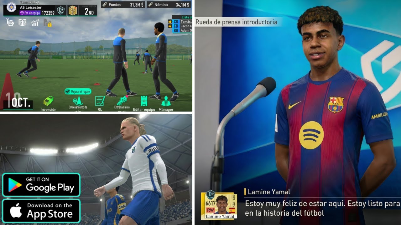 THIS IS HOW INCREDIBLE THE FIRST REALISTIC CAREER MODE FOOTBALL GAME ON THE PLAY STORE IS! SEGA F...