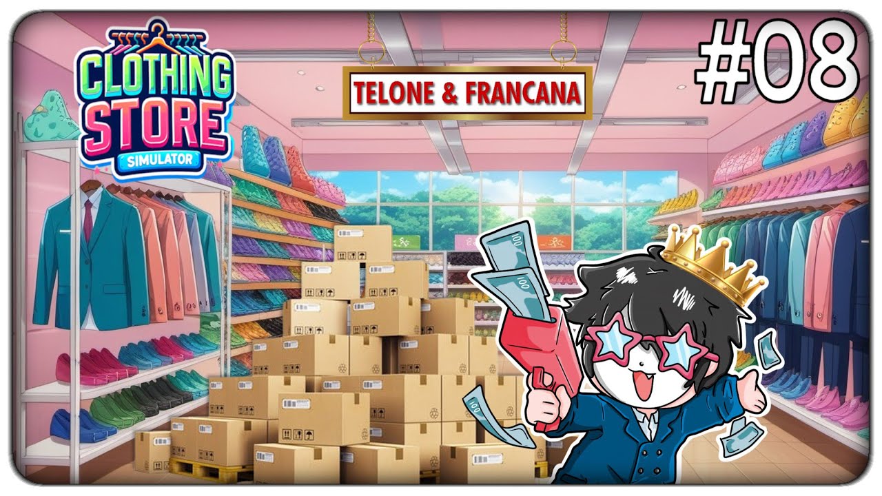 HO ORDINATO TROPPA MERCE E DEVO RIORGANIZZARE TUTTO IL NEGOZIO | Clothing Store Simulator - ep.08