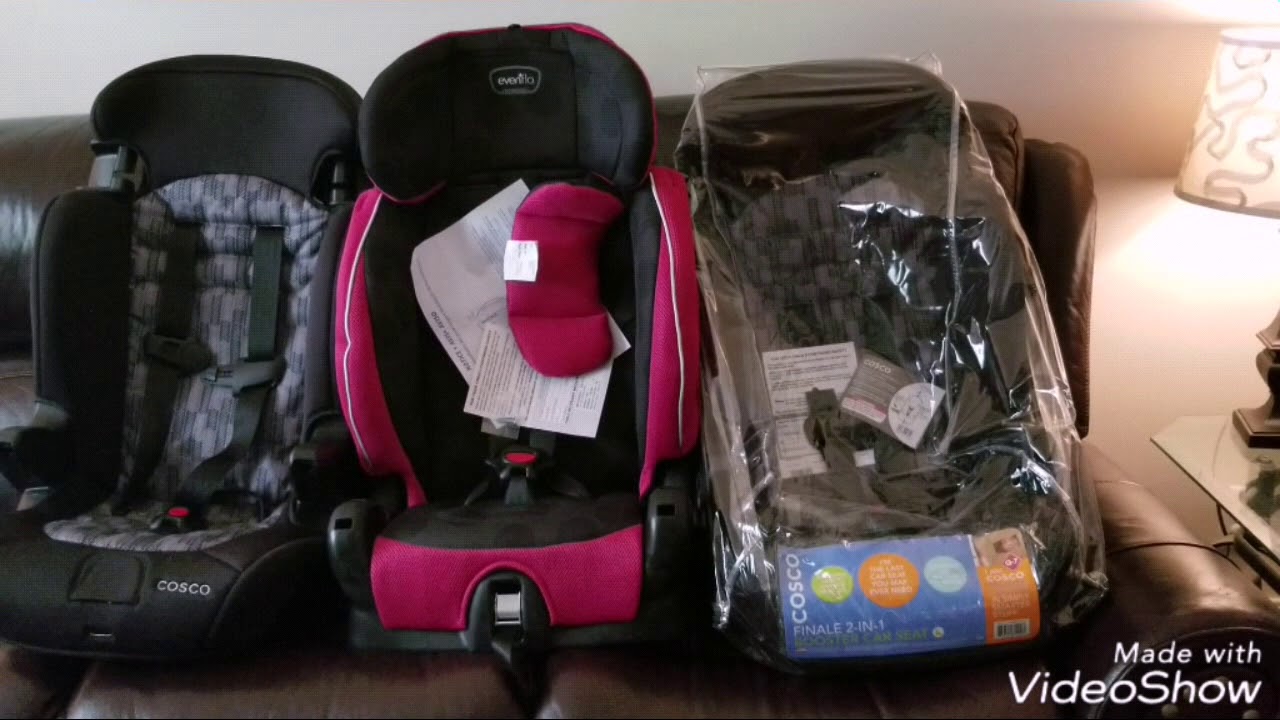 How to fit 3 car seats in a small car.