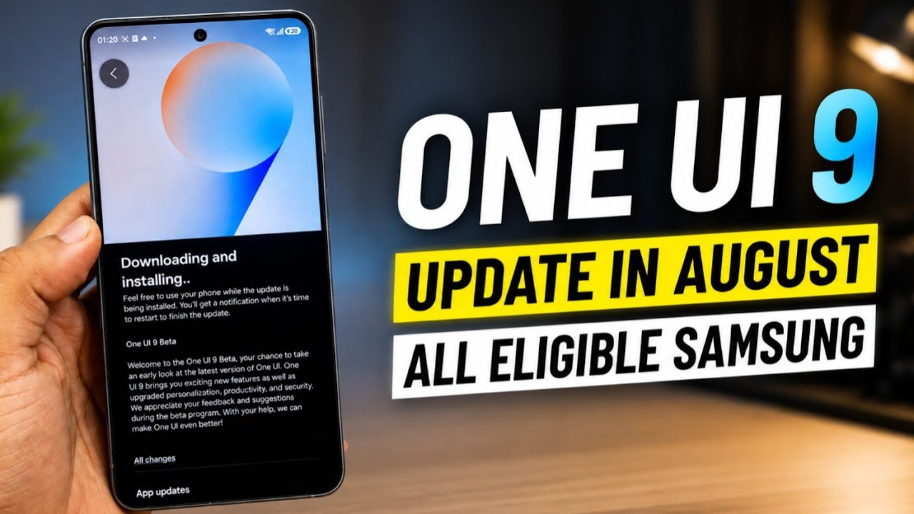ОБНОВЛЕНИЕ One UI 9 в августе!🔥 Официальные и бета-версии для устройств Samsung