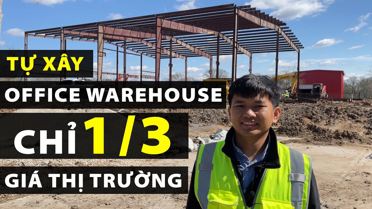 Tự x&acirc;y office warehouse chỉ 1/3 gi&aacute; thị trường - Vuong101