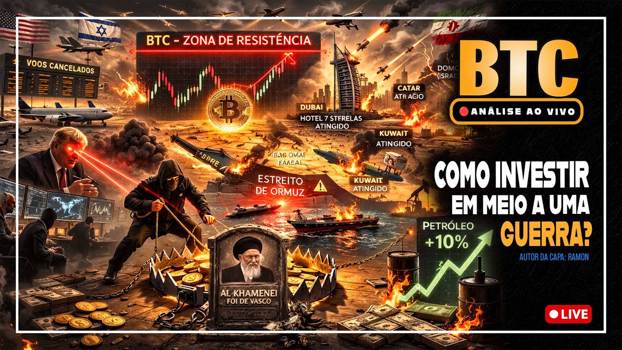 🚨CRISE GLOBAL: BITCOIN A $50.000 OU $100.000? 🔴  ANÁLISE AO VIVO DO BITCOIN
