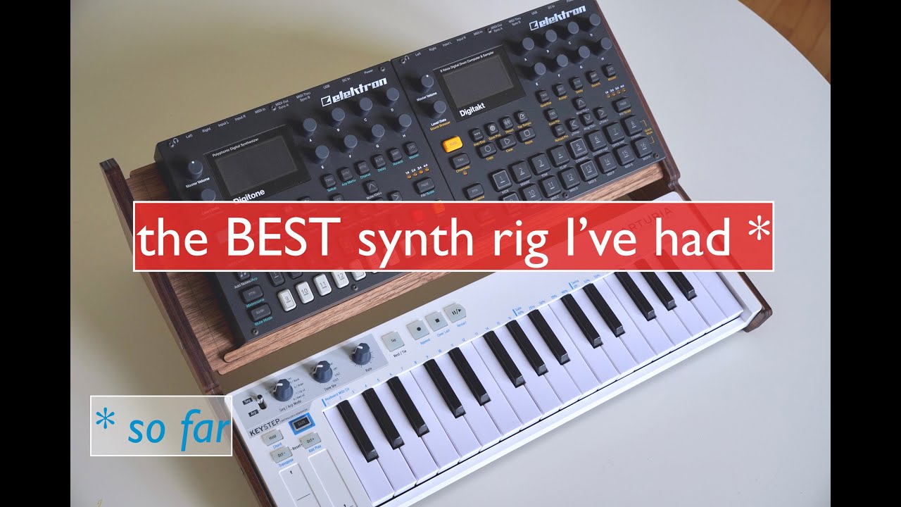My FAVORITE DAWless synth setup of all time?  Digitakt, Digitone, & Keystep