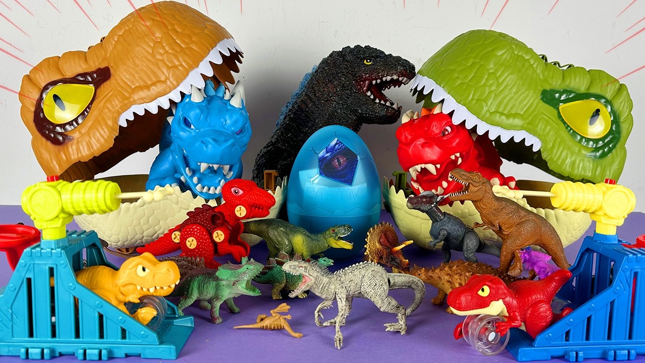 Mở Hộp Khủng Long Bạo Chúa Đầu To Godzilla Lột Xác Trứng Khủng Long Bất Ngờ 2026 Rồng Băng Rồng Lửa