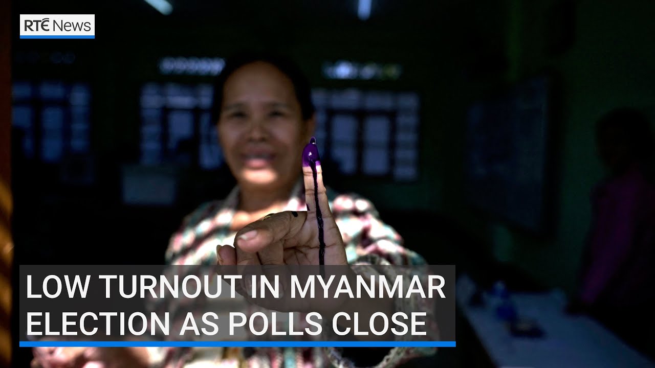 Low turnout in Myanmar election as polls close