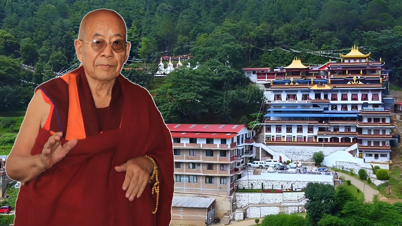 Welcoming Khenchhen Pema Sherab Rinpochhe at UDC Monastery. &lrm;|| Tenji Vlogs || @thebuddhistshow&nbsp;