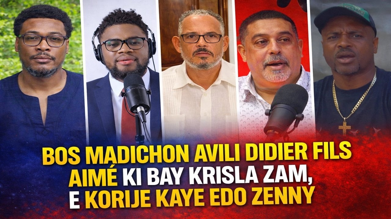 BOS MADICHON AVILI DIDIER FILS AIME KI BAY KRISLA ZAM, E KORIJE KAYE EDO ZENNY
