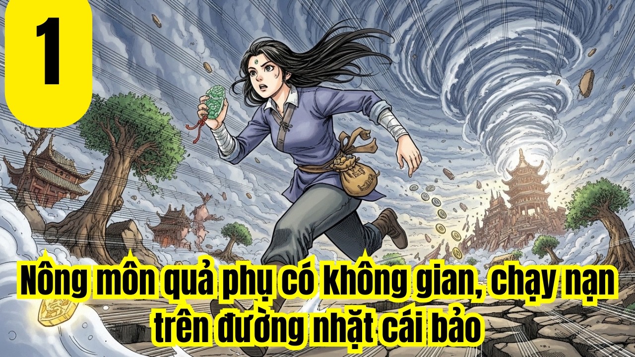 Tập 1: Nông môn quả phụ có không gian, chạy nạn trên đường nhặt cái bảo