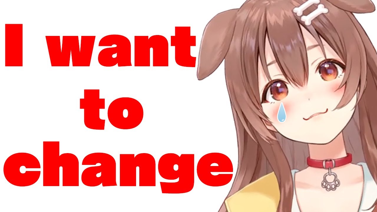 Inugami Korone tearfully explains why she wants to change herself【Hololive/Eng sub】