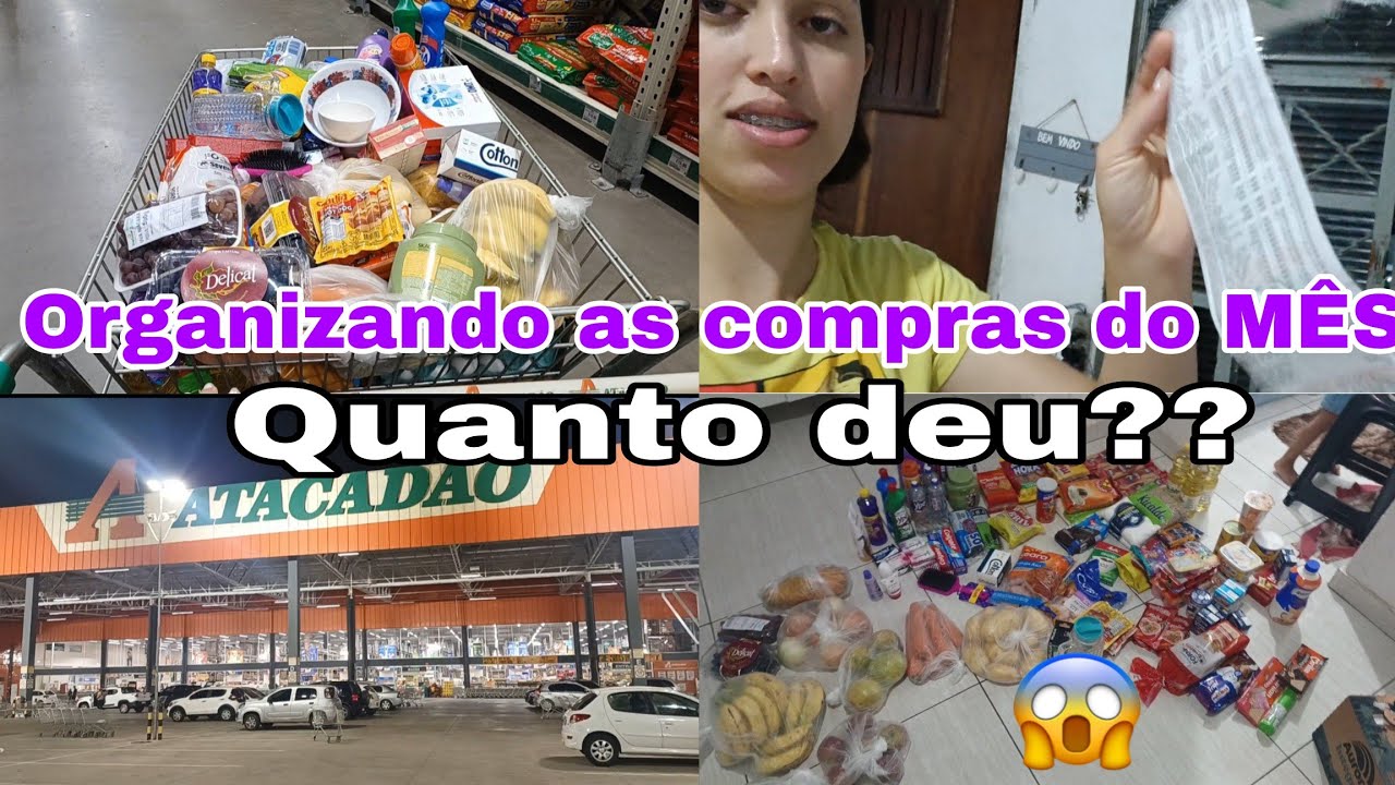 ORGANIZANDO AS COMPRAS DO MÊS||MOSTREI VALORES||TUDO MUITO CARO