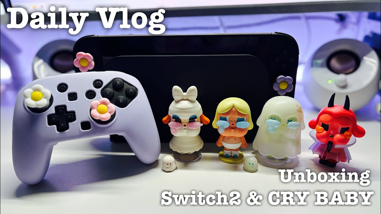 Vlog || Switch2 & CRY BABYを開封する🎮🤡PowerWash Simulator2🧹💦
