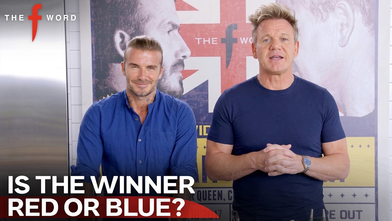 David Beckham Roasts Gordon Ramsay's Cooking! | The F Word USA Season 1 Episode 11