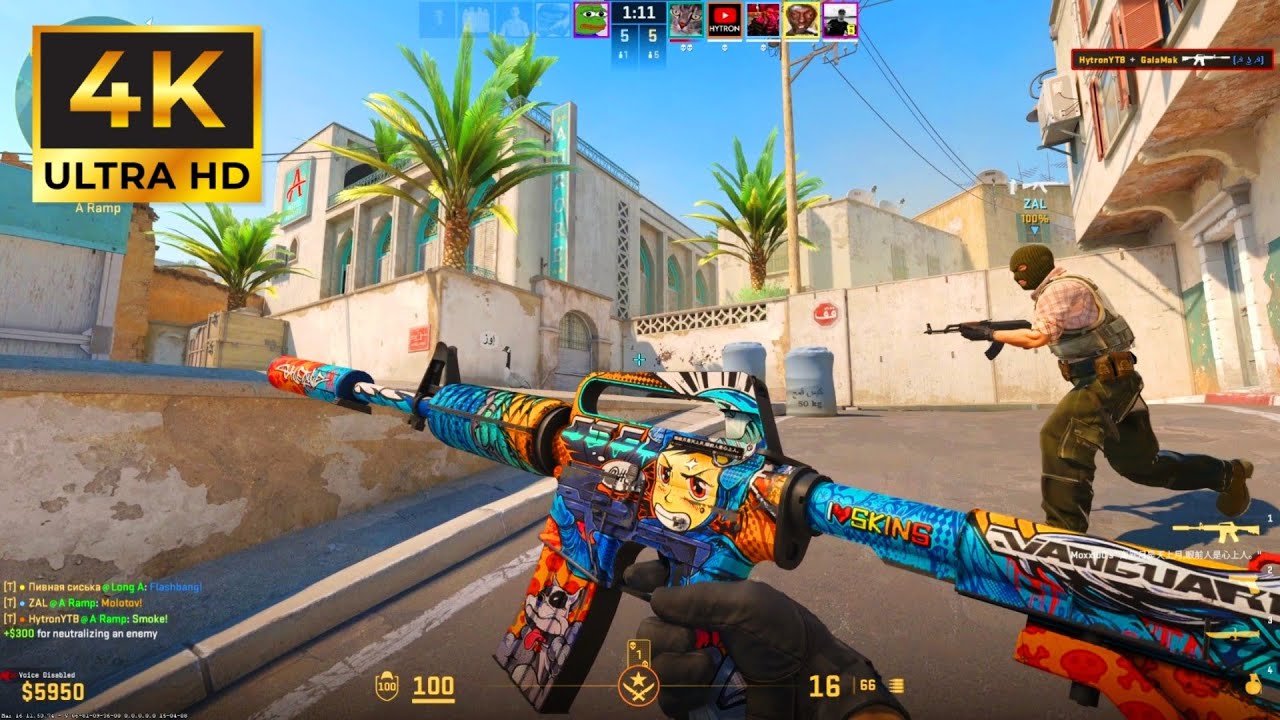 Counter Strike 2 Premier Gameplay 4K (No Commentary)