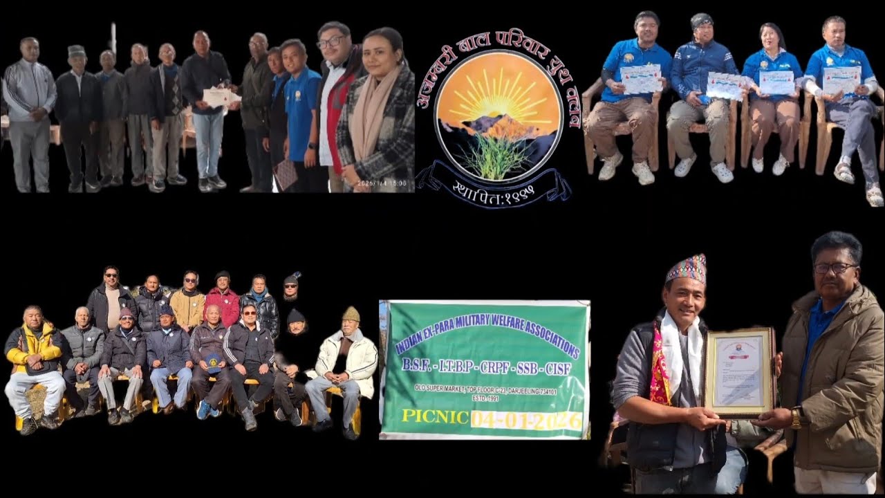 Ajambari bal pariwar picnic#Blood donation#picnic of military  welfare association@ Green tea valley