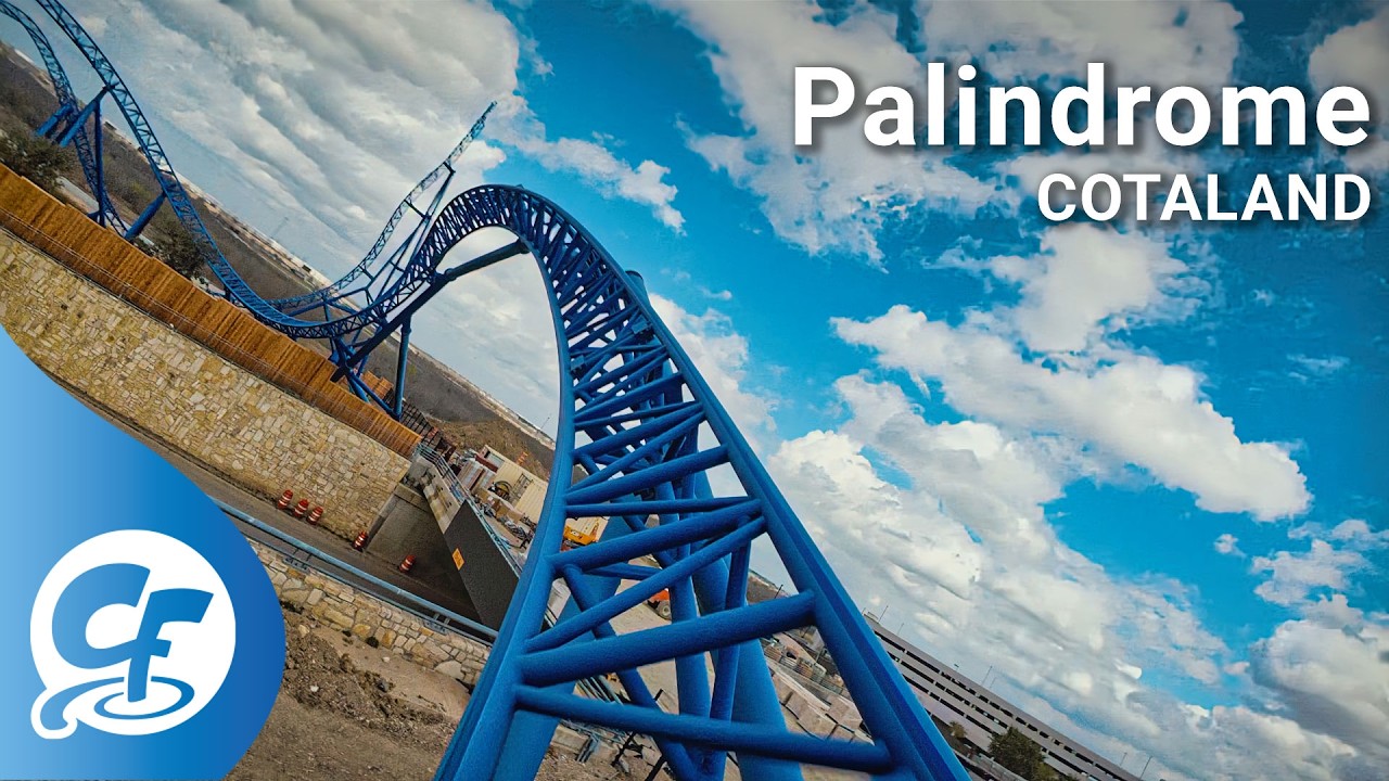 Exclusive! Palindrome front seat on-ride 4K POV COTALAND Theme Park