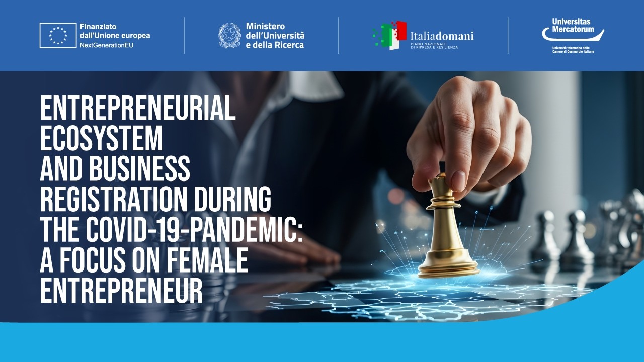 Entrepreneurial ecosystem and business registration during the Covid-19 pandemic