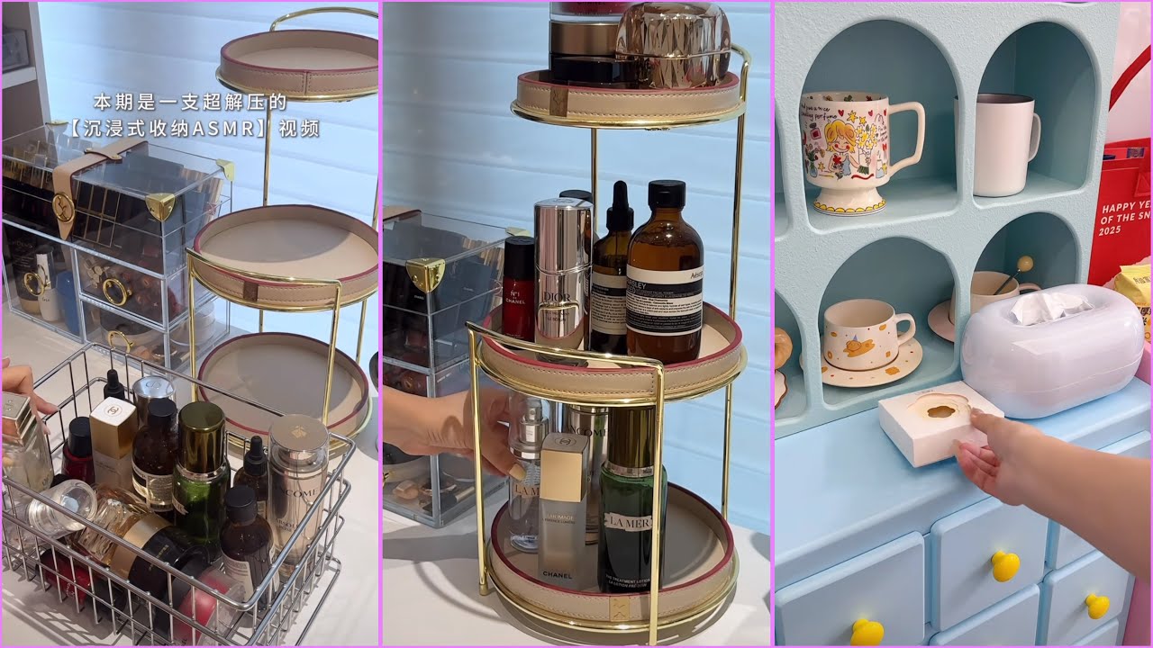 Satisfying Vanity Reset ASMR 🎀✨ | Immersive Unboxing & Storage Studio 💄💫