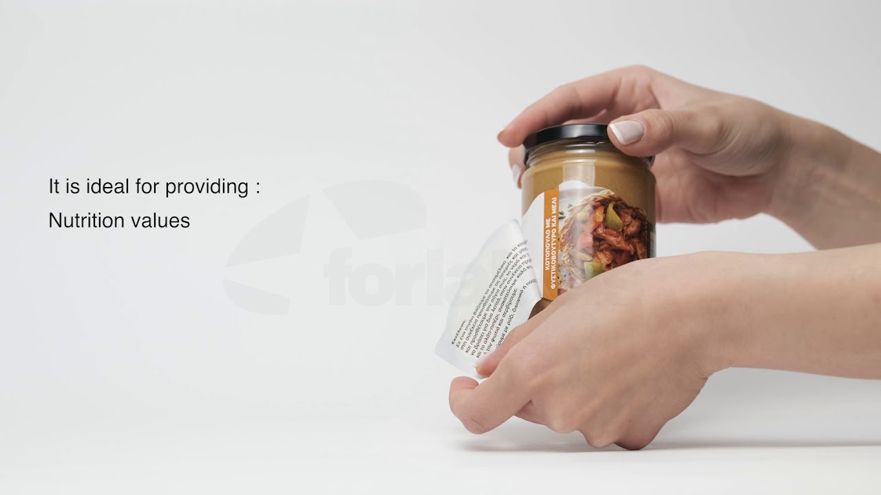 Extended Content Label  -   Peel off label  - Food Products