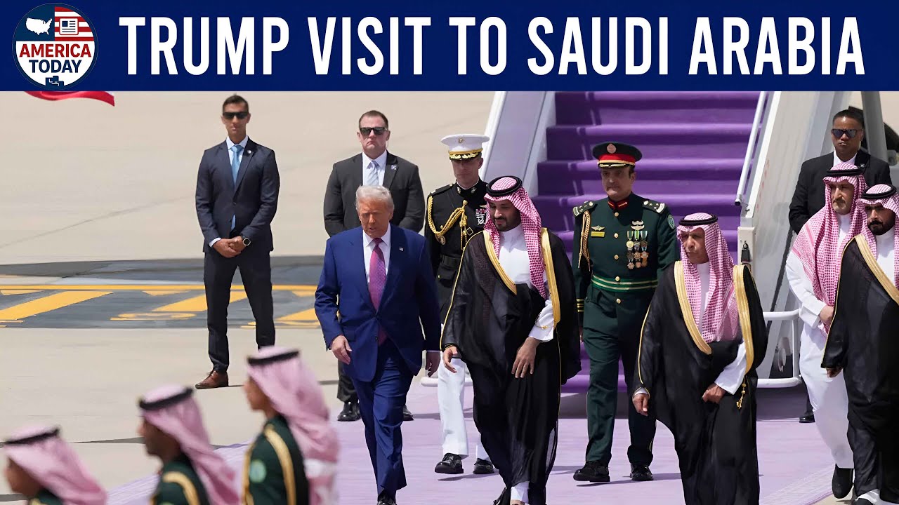 WATCH: President Trump visits Saudi Arabia and signs a $600 billion plan at the Court  5/13/25