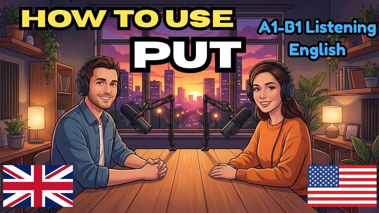 How to Use The Verb “Put” in Daily Life | Beginner English Listening | Easy English Podcast