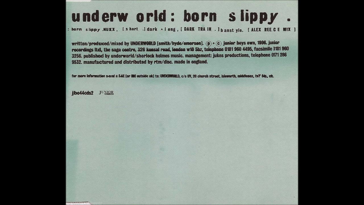 Underworld - Born Slippy .NUXX (Short) Full Single 1996 [HQ]
