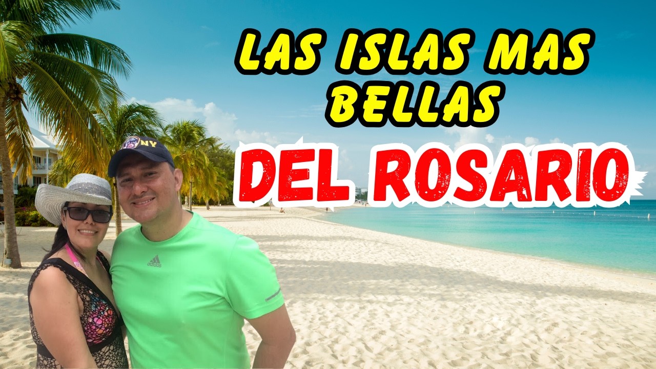 😍 DESCUBRE las ISLAS más BELLAS del ROSARIO Cartagena Colombia 🏖️Archipiélago Corales del Rosario