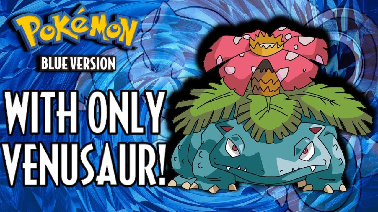 Venusaur Solo Run - Pokémon Blue