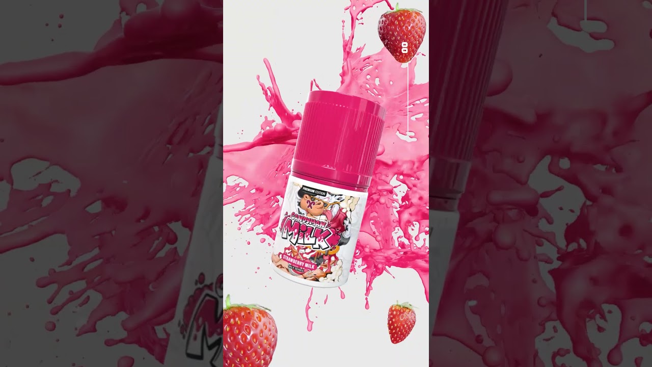 Liquid Candyman Milk Strawberry New Packaging
