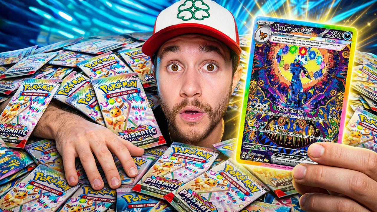 Я вскрыл 100 бустеров Prismatic Evolutions