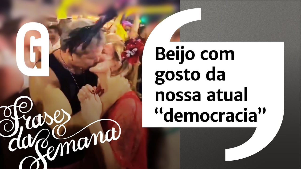 ENTRE CONFETES E CONCHAVOS: O beijo que deu o que falar / FRASES DA SEMANA