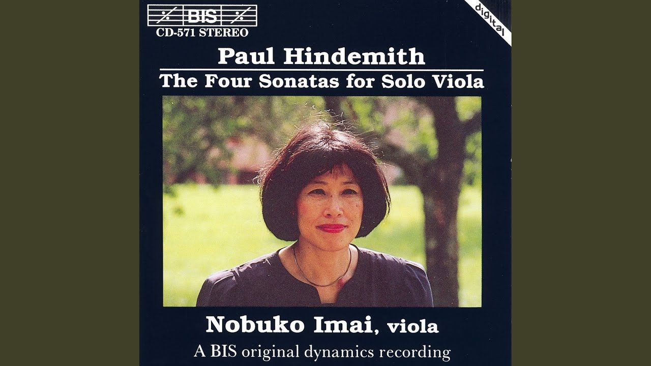 Viola Sonata, Op. 11, No. 5: IV. In Form und Zeitmass einer Passacaglia. Das Thema sehr gahalten