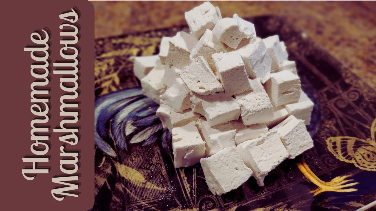 Homemade Marshmallows NO CORN SYRUP | How To Make Marshmallows At Home WITHOUT CORN SYRUP