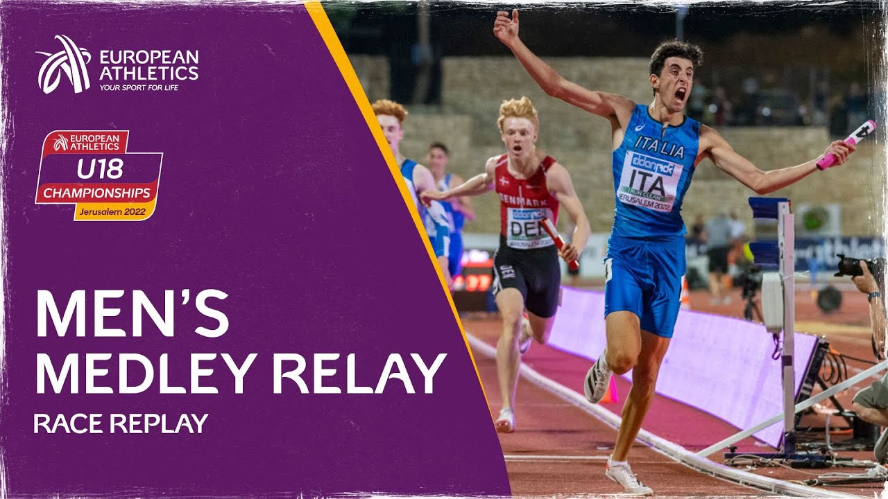 Men's Medley Relay Final | Race Replay | European Athletics U18 Championships