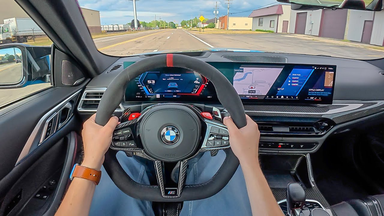 2025 BMW M4 CS - POV Test Drive (Binaural Audio)