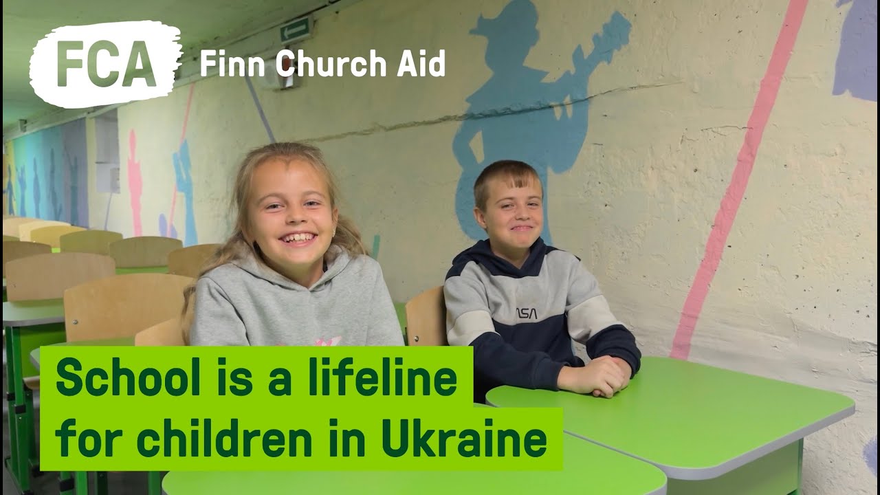 School is a lifeline for children in Ukraine