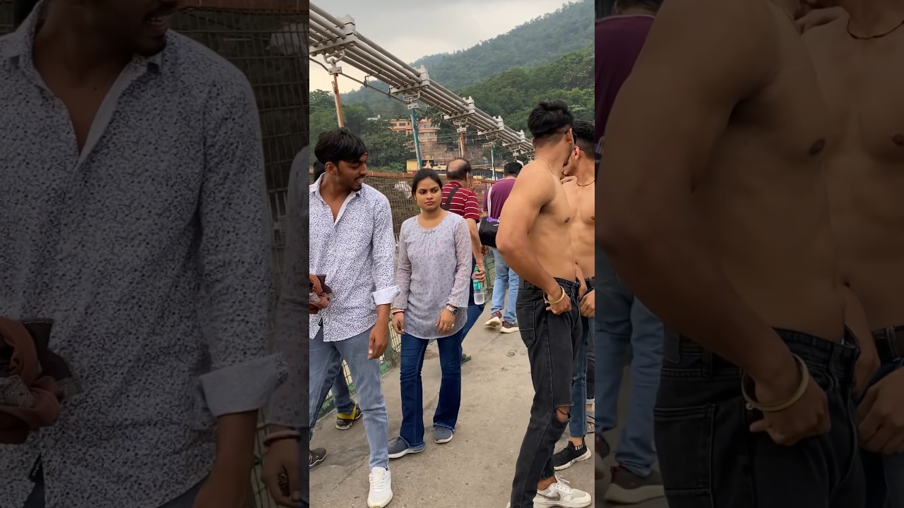 Girls reaction 😱#reactionvideo #girlsrection #publicreaction #shirtless #fitness #shortsviral