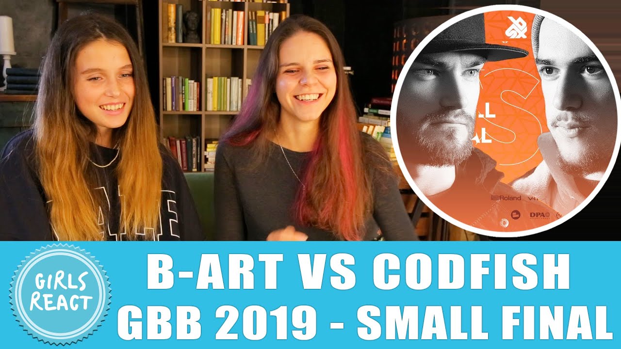 Реакция девушек. B-ART против CODFISH | Грандиозная битва битбоксов 2019 | МАЛЫЙ ФИНАЛ. Реакция н...
