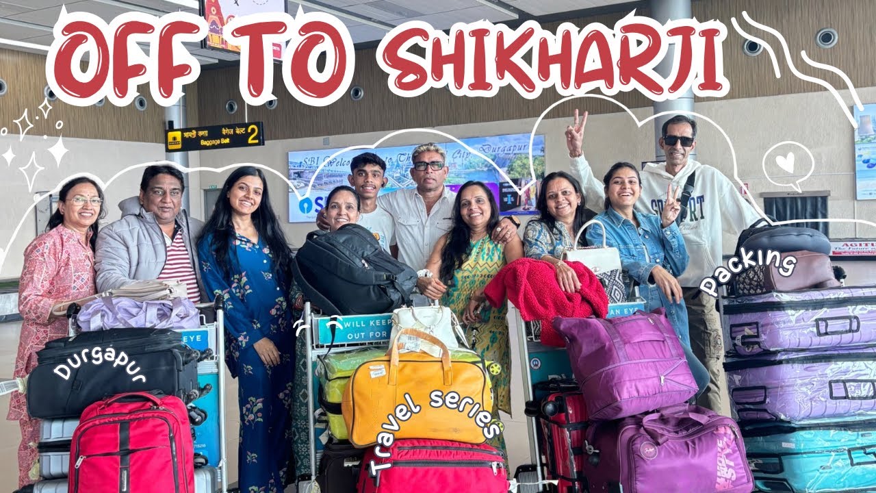 Sammed Shikharji Yatra | Day 1 Boarding to Durgapur West Bengal | Parasnath temple🛕|Shruti Kothari