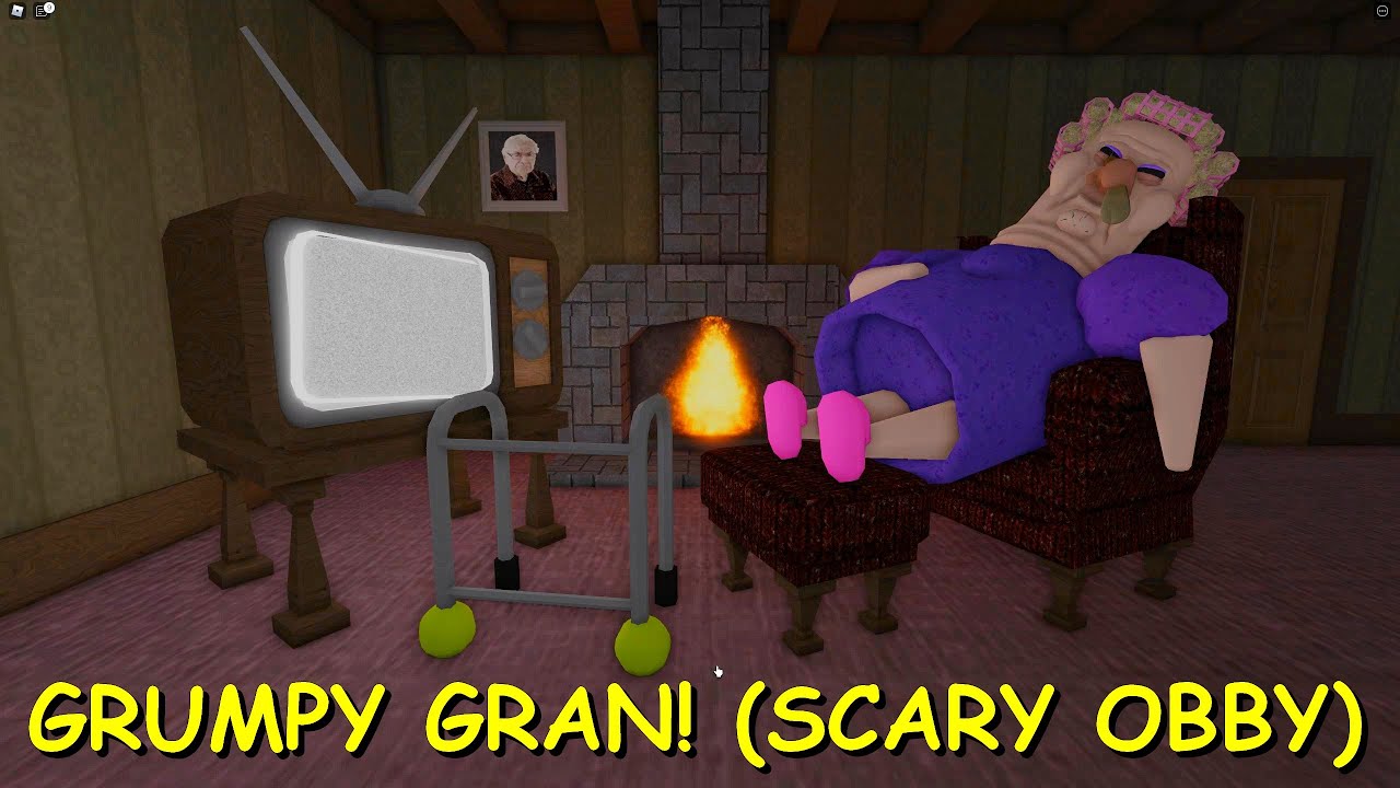 GRUMPY GRAN! (Scary Obby) - Roblox Game