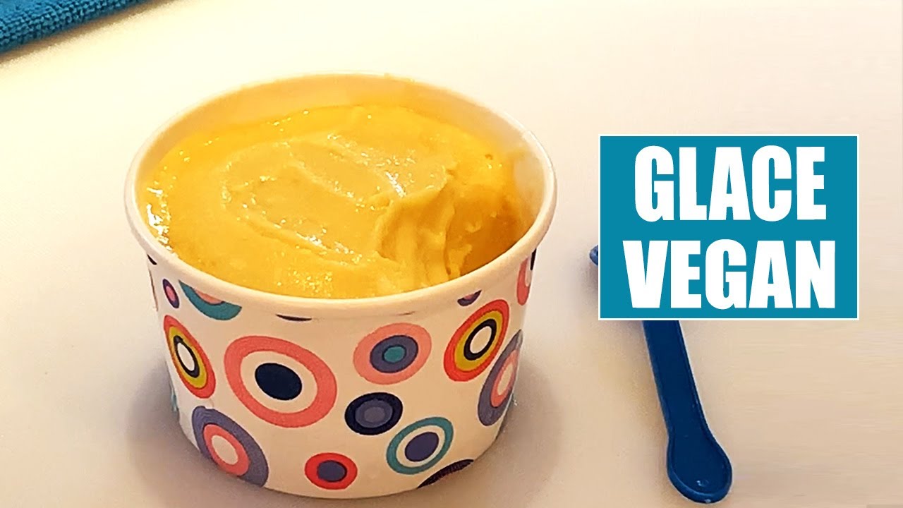 Glace maison Vegan sans produits laitiers, sans oeufs, sans sorbetière