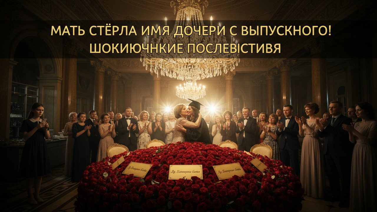 МАТЬ СТЁРЛА ИМЯ ДОЧЕРИ С ВЫПУСКНОГО! ШОК И МЕСТЬ