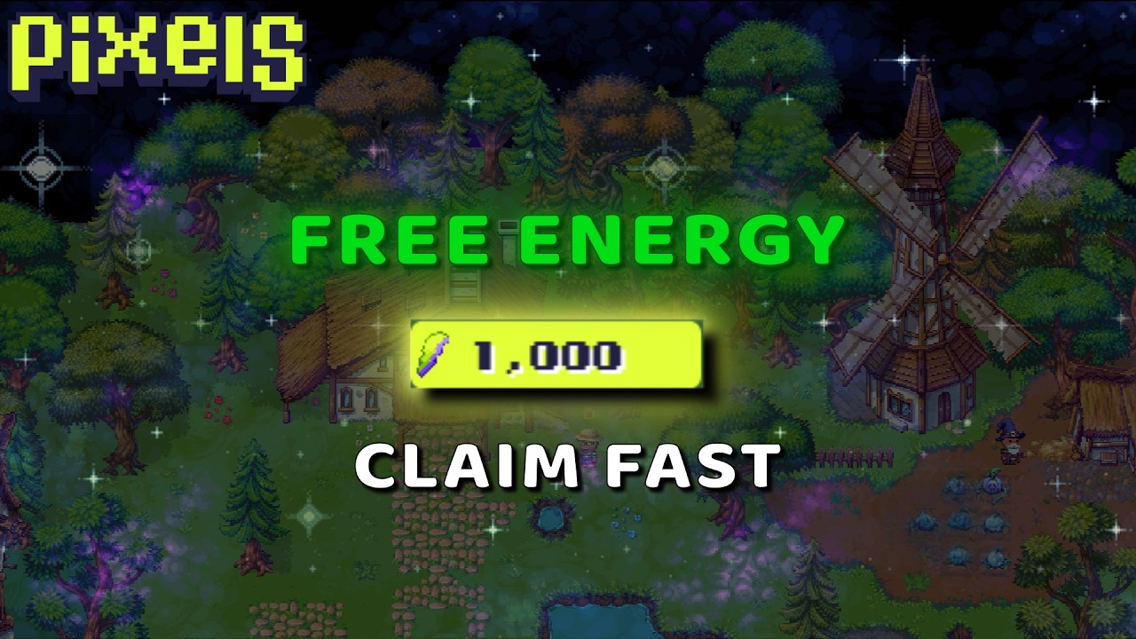 PIXELS// GET FREE 5 WEN ENERGY // CLAIM FAST ...#pixels #pixelsgametipsandtricks #gaming #p2e